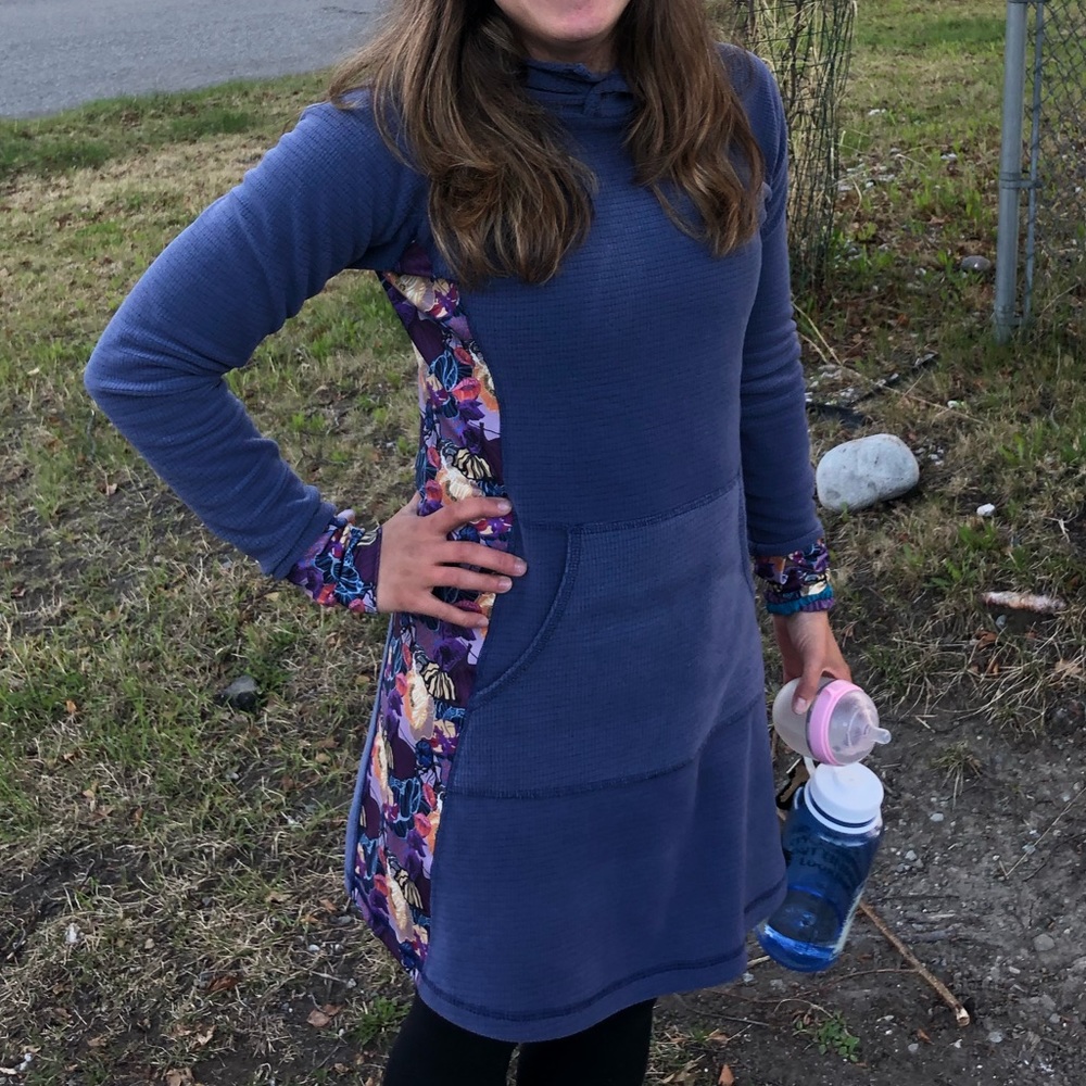 Youer size XS treasure fleece dress